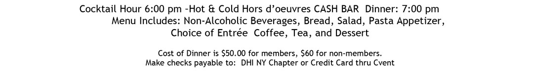 Menu for oct meeting